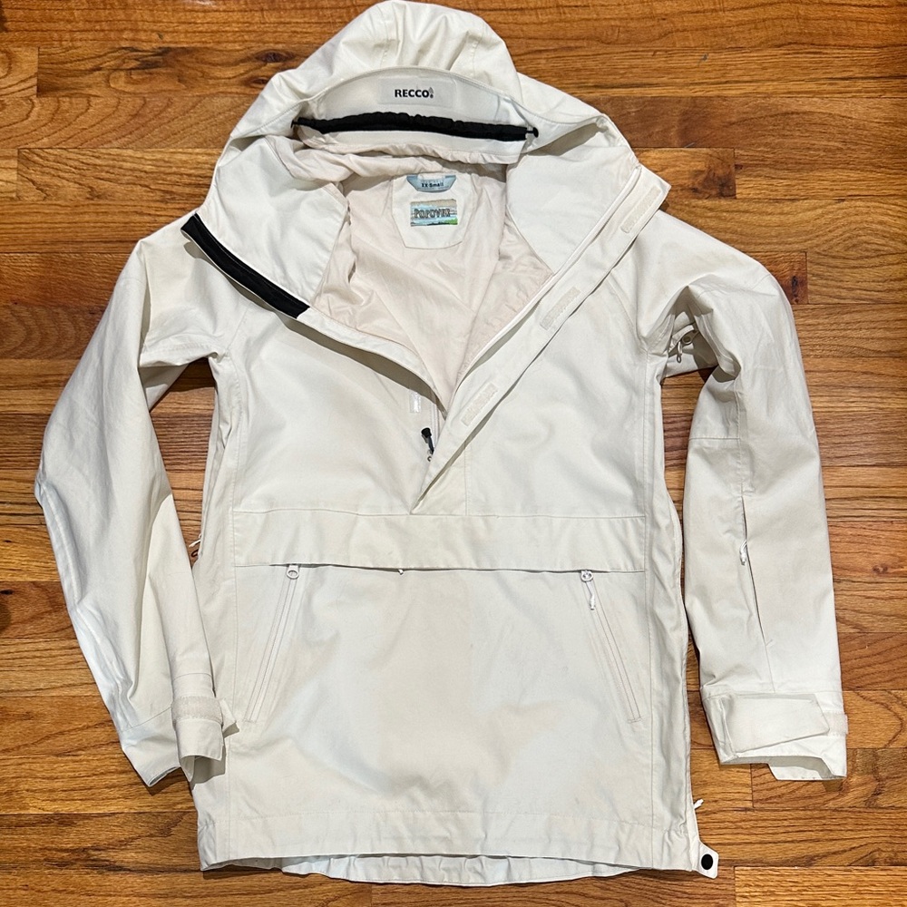 Trew Gear Popover Women's Cream Colored Ski Jacket